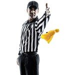 Men's Referee Shirt with Whistle and Flag