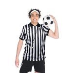 Men's Referee Shirt with Whistle and Flag