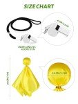 Referee Costume Set with Whistle and Flag