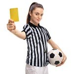 Men's Referee Shirt with Whistle and Flag