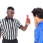 Men's Referee Shirt with Whistle and Flag