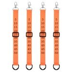 Football Referee Chain Clips - 4 Pack Set