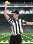 Referee Costume Set with Whistle and Flag
