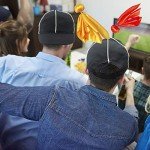 Flag Football Referee Hat and Challenge Flag Set