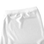 JKNAKN Blank Football Jerseys Mesh Athletic Football Shirt Practice Sports Uniform Black White Jersey (White, Large)