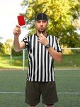 Men's Official Flag Football Referee Costume Set