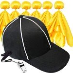 Ahuimeius Flag Football Referee Set with Hat & Whistle