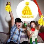 8 Yellow Penalty Flags for Flag Football Games