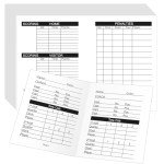 50-Pack Football Referee Cards for Game Officials