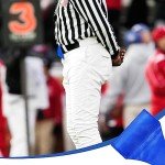 Deekin Blue Referee Bean Bag Set for Flag Football