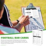 50-Pack Football Referee Cards for Game Officials