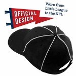 Adjustable Black and White Referee Hat for Football