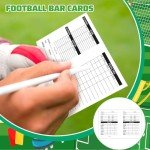 50-Pack Football Referee Cards for Game Officials