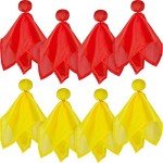 8-Piece Football Penalty Flags Set (Yellow & Red)