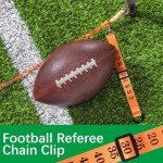 3 Pack Referee Chain Clips for Flag Football