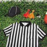 Men's Referee Costume Kit with Whistle & Flags
