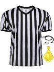 Referee Shirt Costume – 3 Pcs Set for Flag Football
