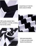Men's Black & White Stripe Referee Shirt – XL