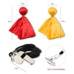 Men's Referee Costume Kit with Whistle & Flags