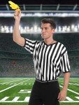 Referee Shirt Costume – 3 Pcs Set for Flag Football