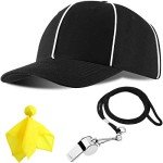 Referee Hat and Whistle Set for Flag Football