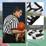 4-Pack Referee Shirt & Whistle Set for Games
