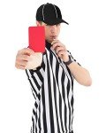Men's Official Flag Football Referee Costume Set
