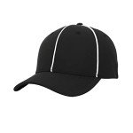 Pro Referee Hat - Black & White Stripes