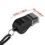 Hipat Sports Whistles - 2 Pack with Lanyards