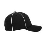 Pro Referee Hat - Black & White Stripes