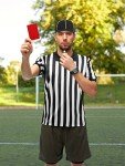 Men's Official Referee Costume Set for Flag Football