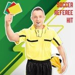 6-Piece Referee Kit: Cards, Whistles, Flags