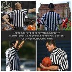 Men's Black & White Stripe Referee Shirt