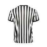 Men's Black & White Stripe Referee Shirt