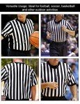 Men's Black & White Stripe Referee Shirt