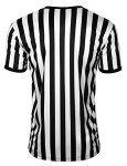 Men's Black & White Stripe Referee Shirt