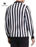 Men's Black & White Referee Shirt for Flag Football