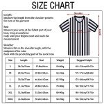 Black and White Stripe Referee Shirt for Football