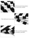 Men's Black & White Referee Shirt for Flag Football