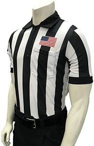 Men's Short Sleeve Referee Shirt with USA Flag