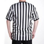 Black and White Stripe Referee Shirt for Football