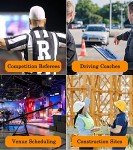 GaiRen V4C Referee Headsets Communication System - 4 Pack