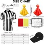 Men's Referee Costume Set with Hat and Whistle