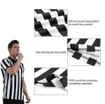 Men's Referee Costume Set with Hat and Whistle