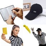 Men's Referee Costume Set with Hat and Whistle