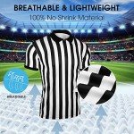 Men's Referee Costume Set with Hat and Whistle