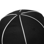 Black Large Flag Football Referee Hat