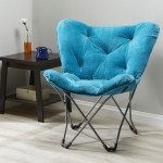 Blue Folding Butterfly Chair for Flag Football