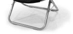 Super Soft Black Microsuede Saucer Chair for Adults