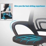 Ergonomic Black Flag Football Chair with Armrests